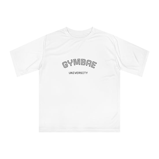Gymbae University Performance T-Shirt, Athletic Tee, Workout Shirt, Unisex Activewear, Fitness Gift, Casual Gym Wear