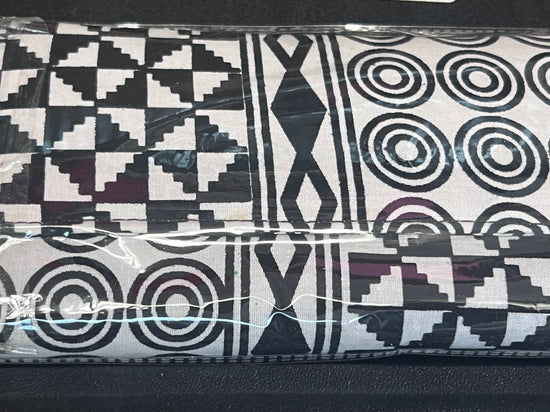 Black and White Geometric Patterned wallet